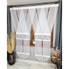 Fertige Gardinenpaneele im Y-Design – 2er-Set für Balkonfenster – FR617