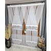 Fertige Gardinenpaneele im Y-Design – 2er-Set für Balkonfenster – FR617