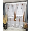 Fertige Gardinenpaneele im Y-Design – 2er-Set für Balkonfenster – FR617