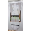 Schiebegardinen FR728 Voile lang mit Ajour schwarz Motiv 325